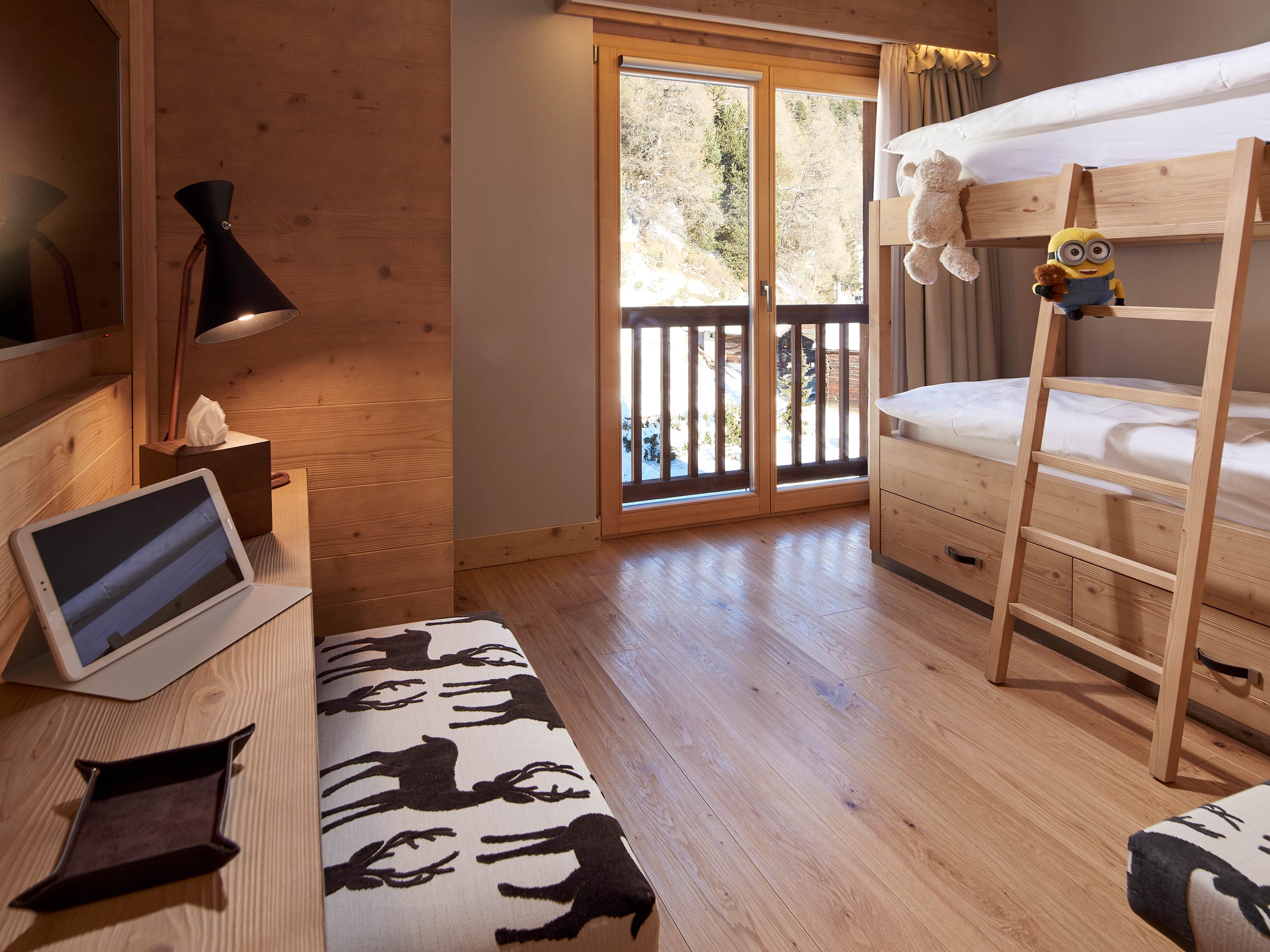 Chandolin Boutique Hotel Bunk Beds in Chandolin