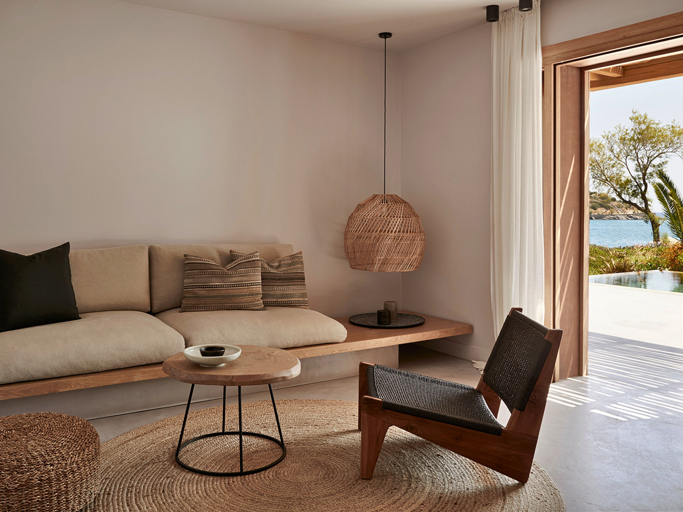 Minos Beach Two Bedroom Seafront Villa Private Pool V3 R 05