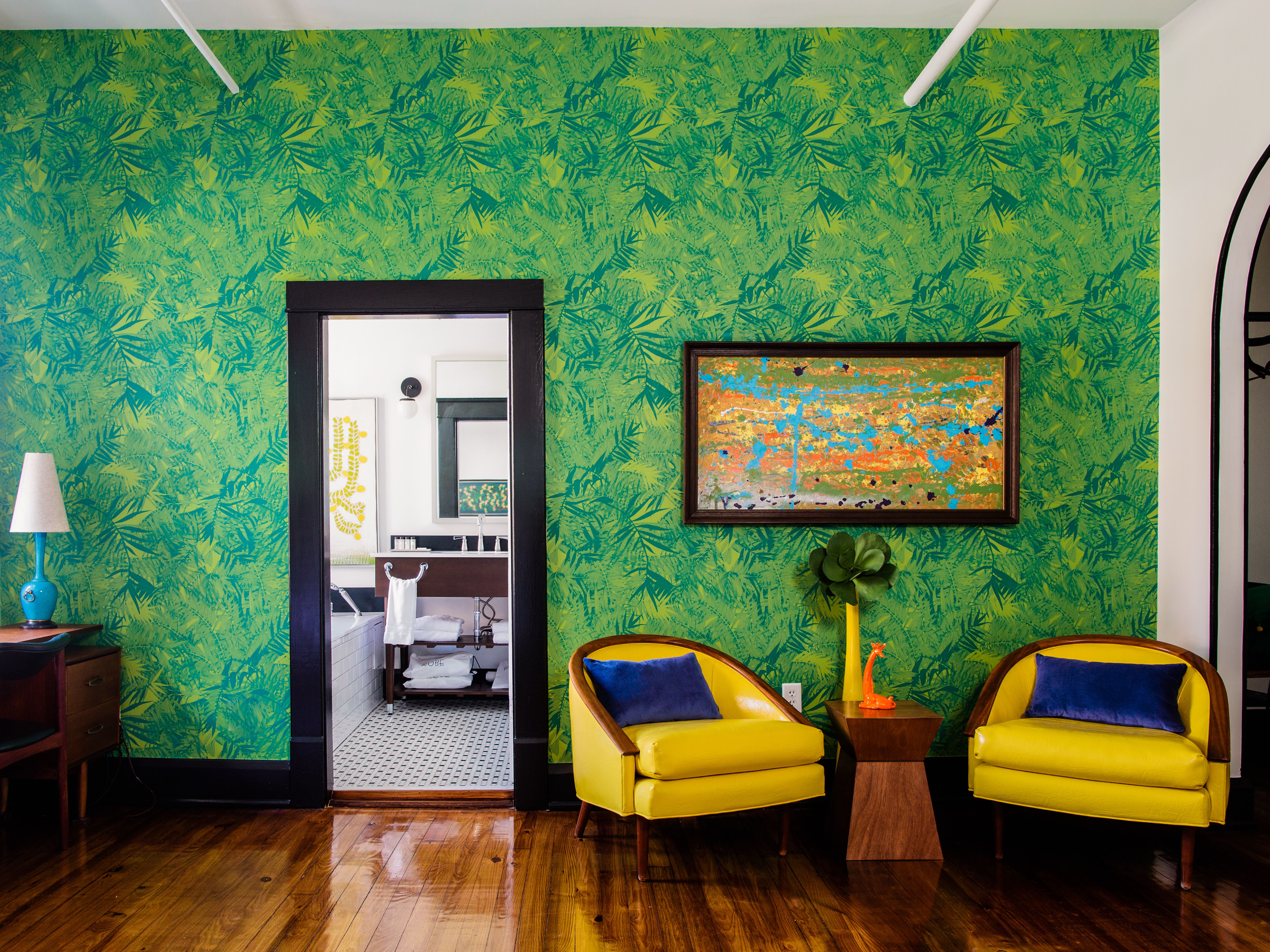 The Dwell Green Walls in Chattanooga