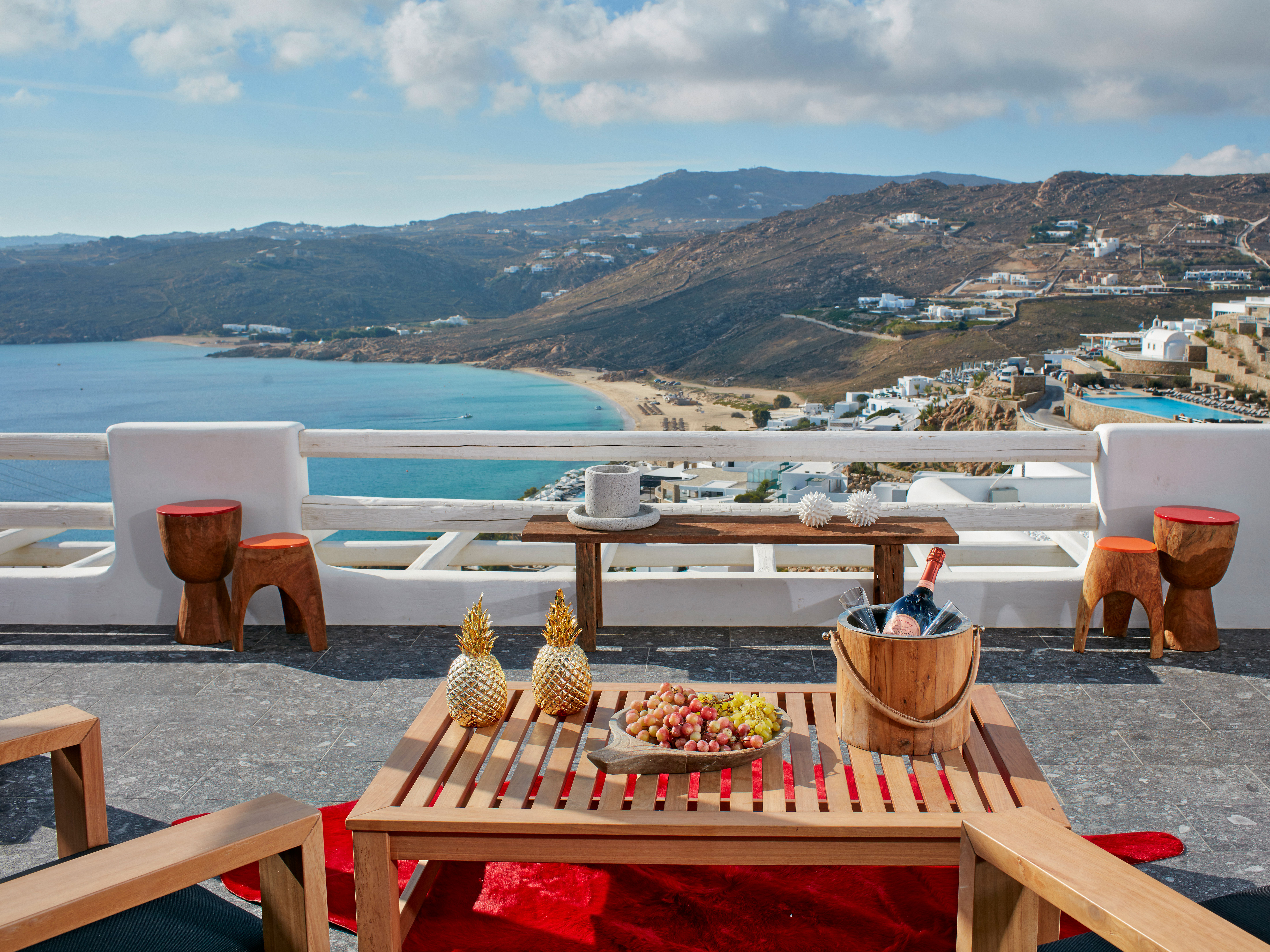 Myconian Avaton Terrace in Mykonos