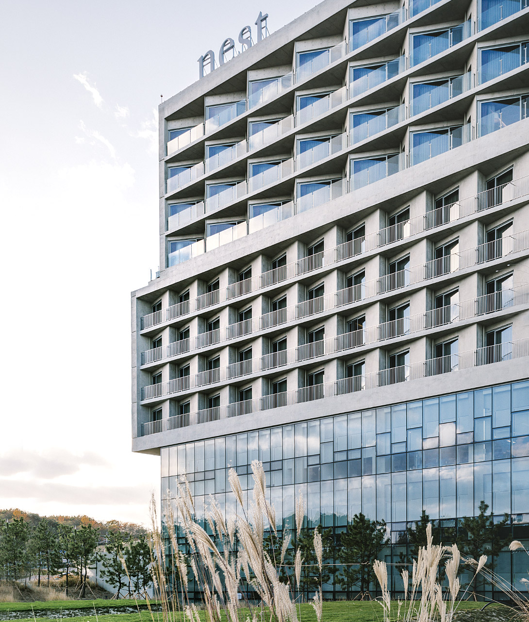Nest Hotel Architecture Facade in Incheon