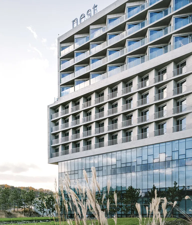 Nest Hotel Architecture Facade in Incheon