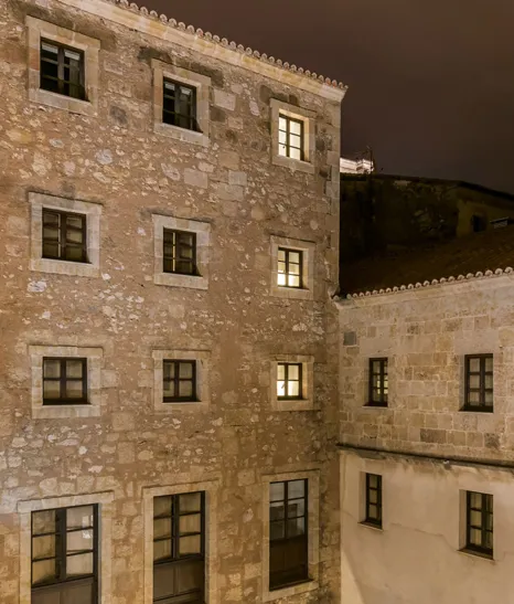 Hospes Palacio De San Esteban Architecture Church View By Night M 02 R A