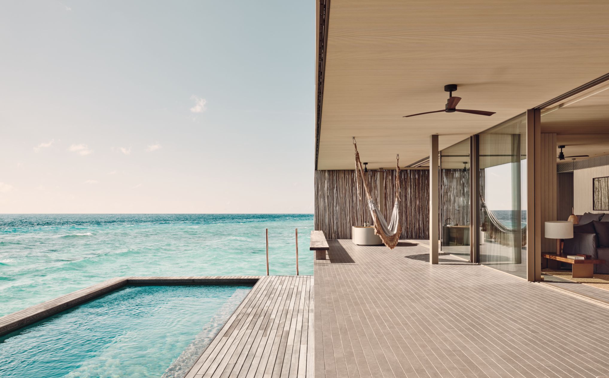 16 Top Tropical Modernist Hotels Patina Maldives Water Pool Villa 4