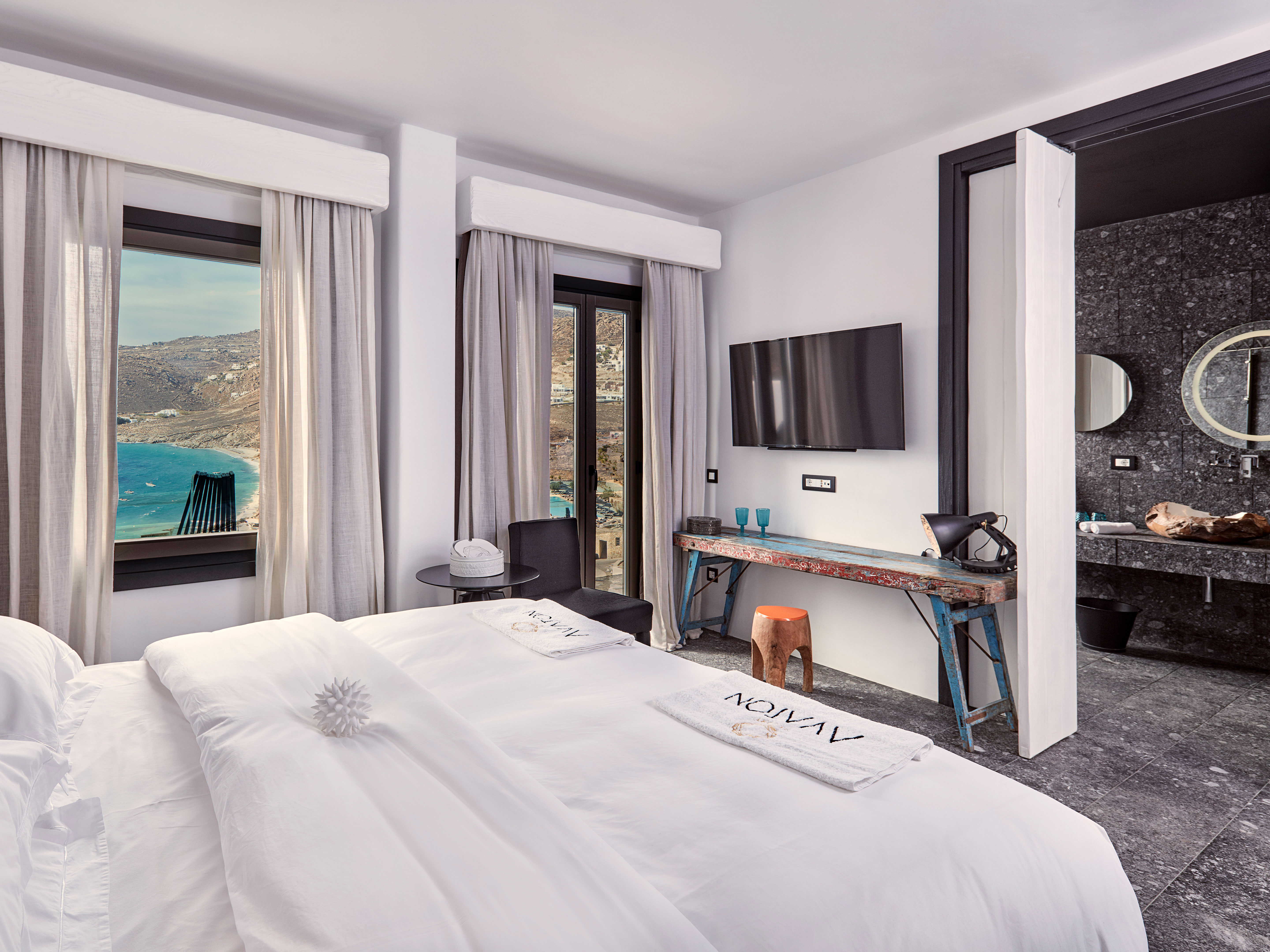 Myconian Avaton Guestroom in Mykonos