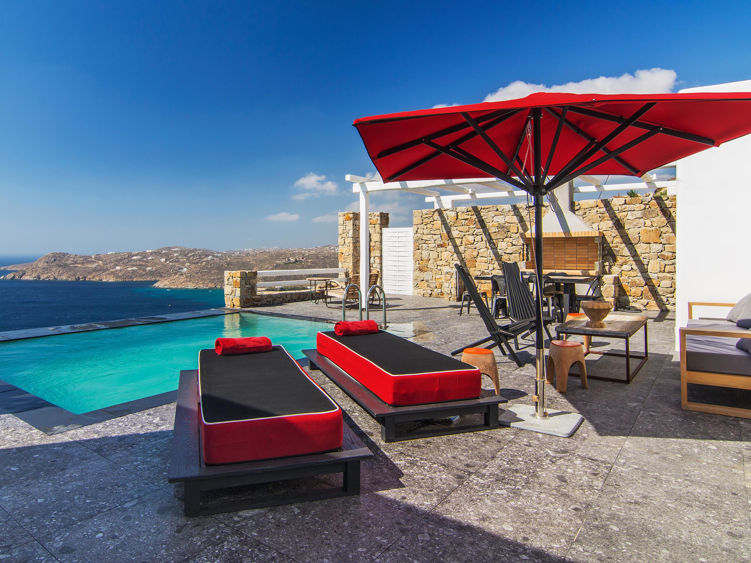 Myconian Avaton Pool View in Mykonos