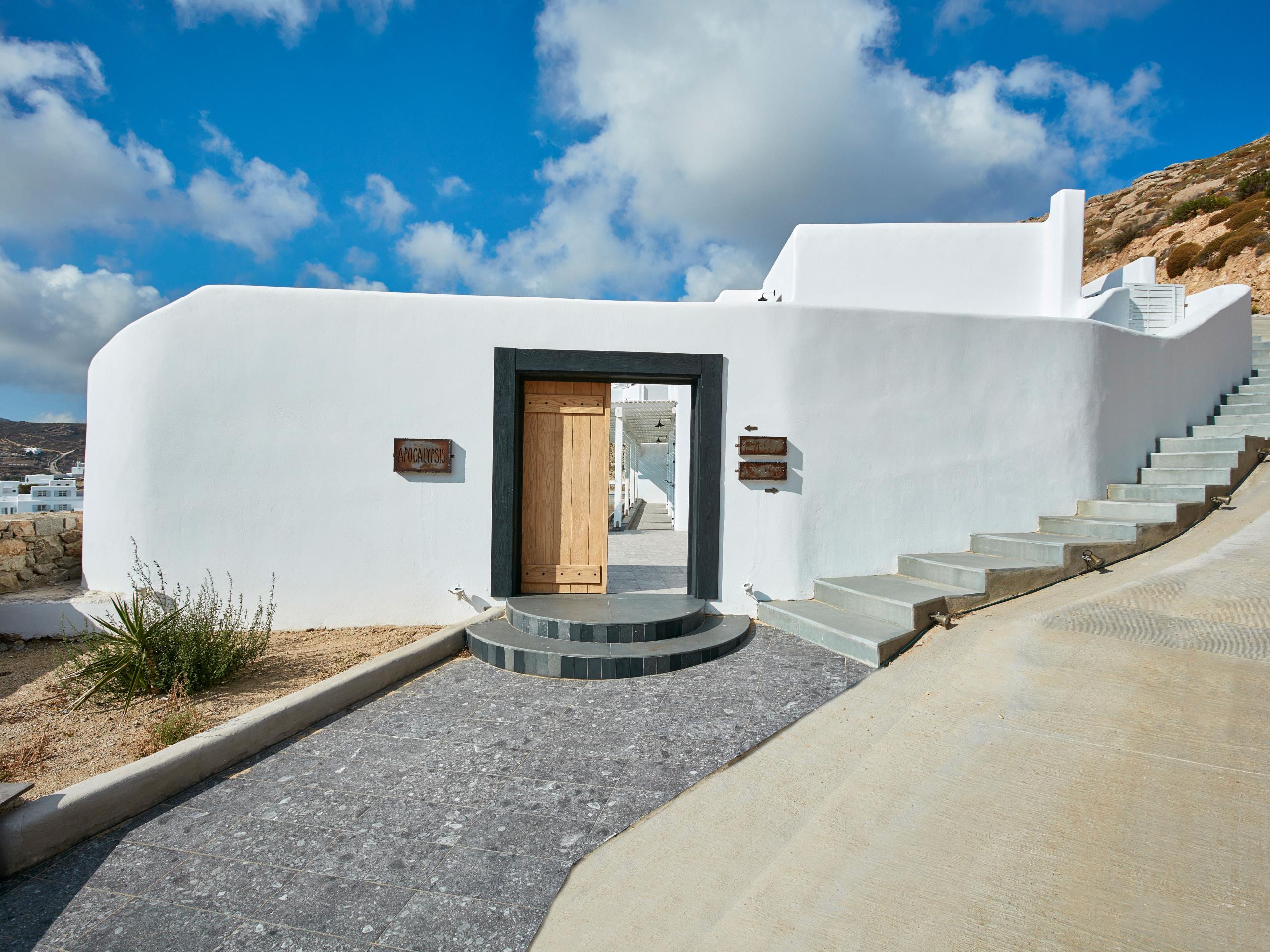 Myconian Avaton Entrance Details in Mykonos