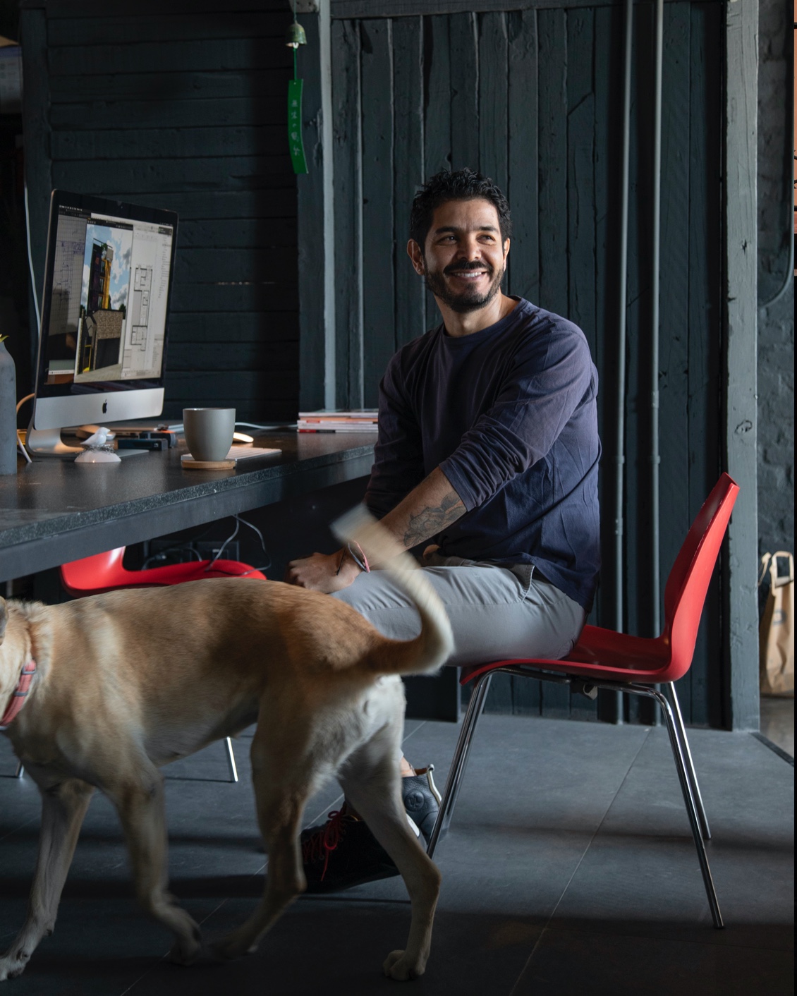 Elena De Cobre Portrait Dog