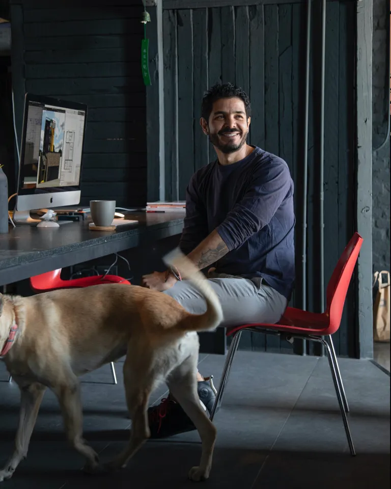 Elena De Cobre Portrait Dog