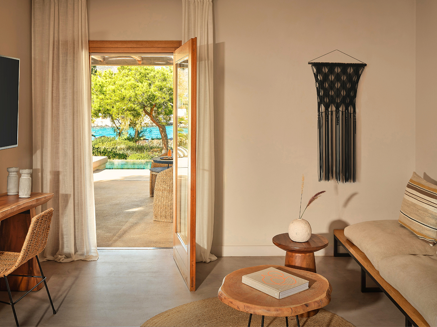 Minos Beach Superior Seafront Bungalow Private Pool R 03