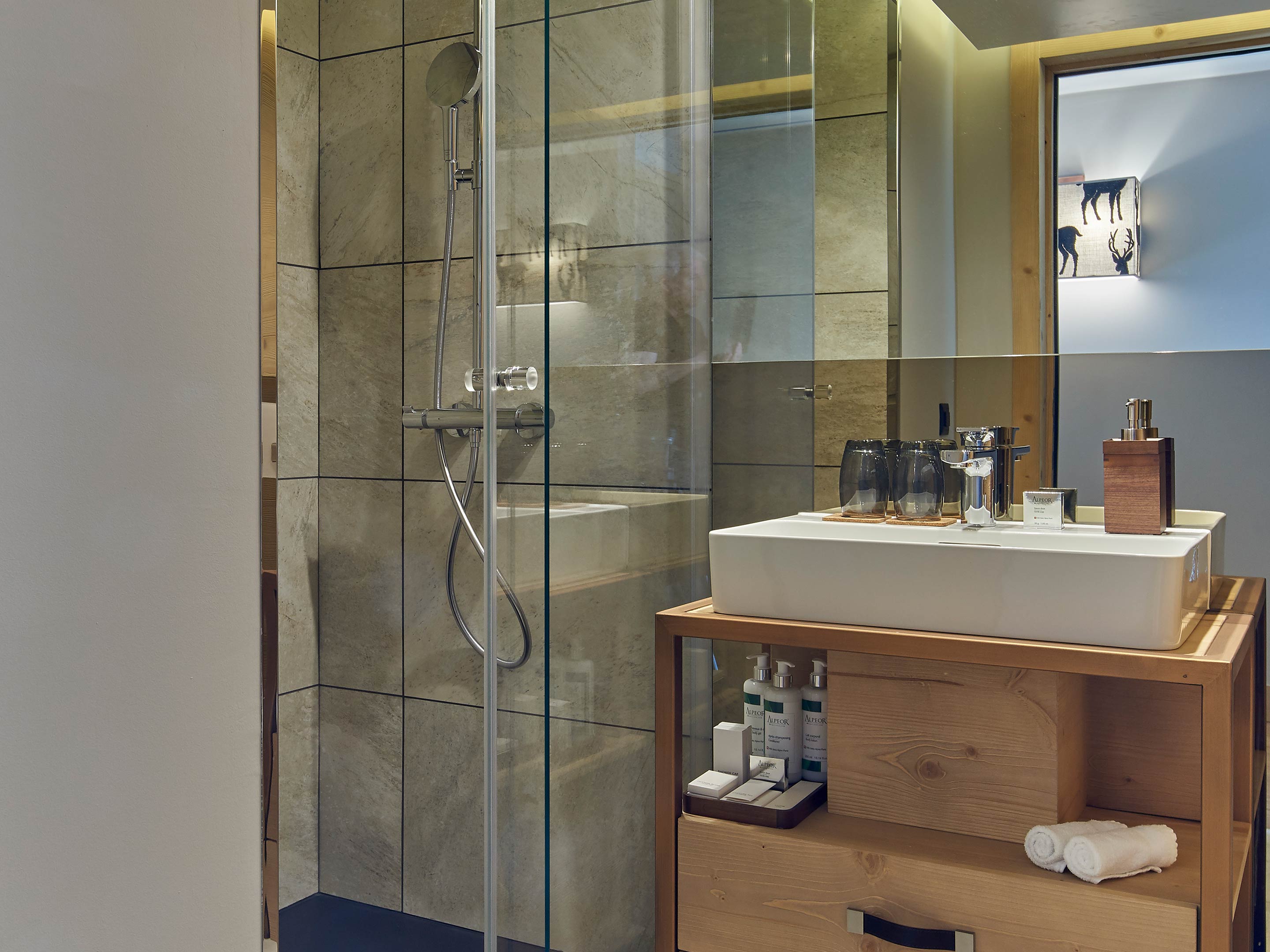 Chandolin Boutique Hotel Washroom in Chandolin