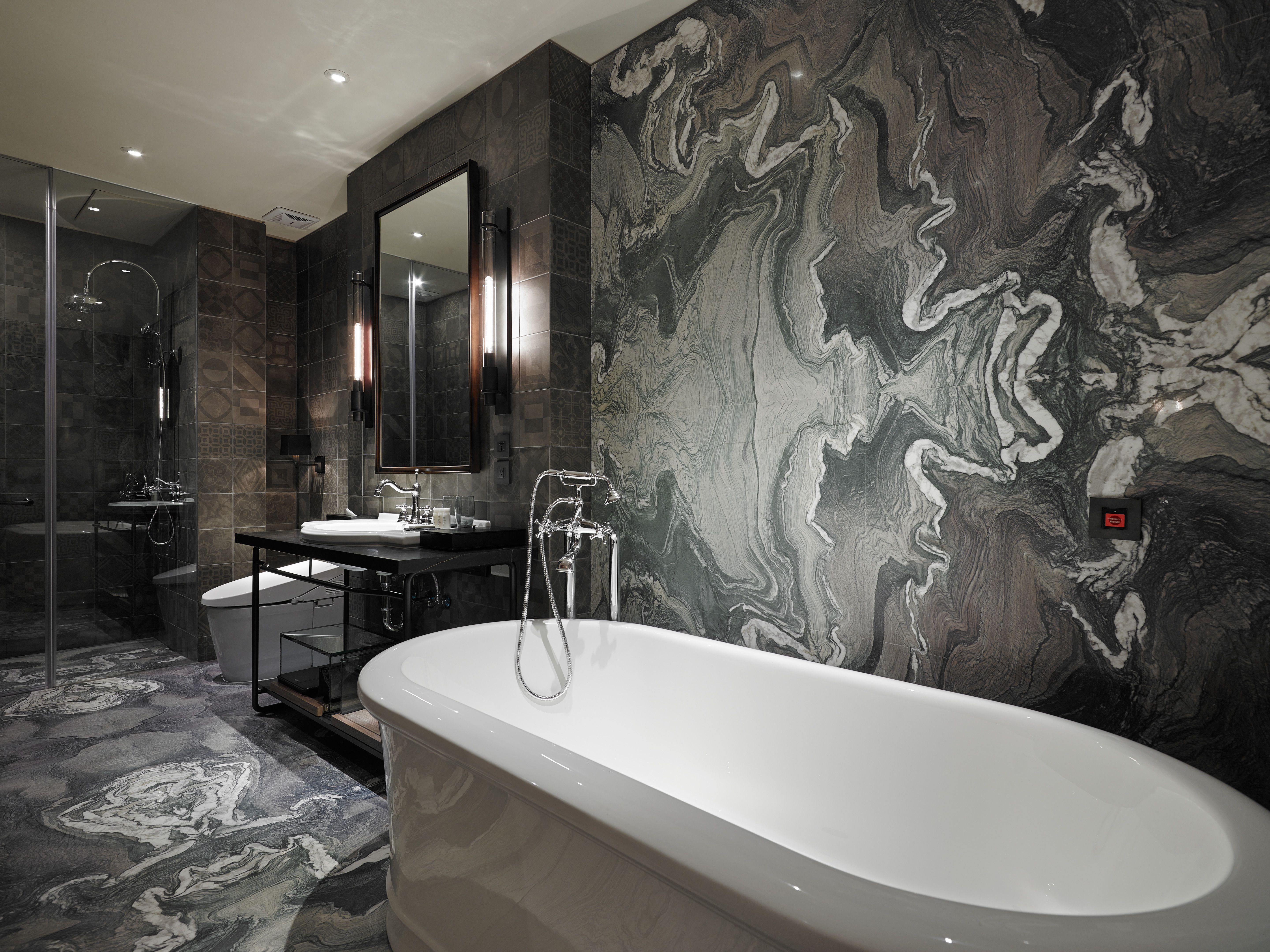 Hotel Proverbs Taipei Urban bathroom in Taiwan