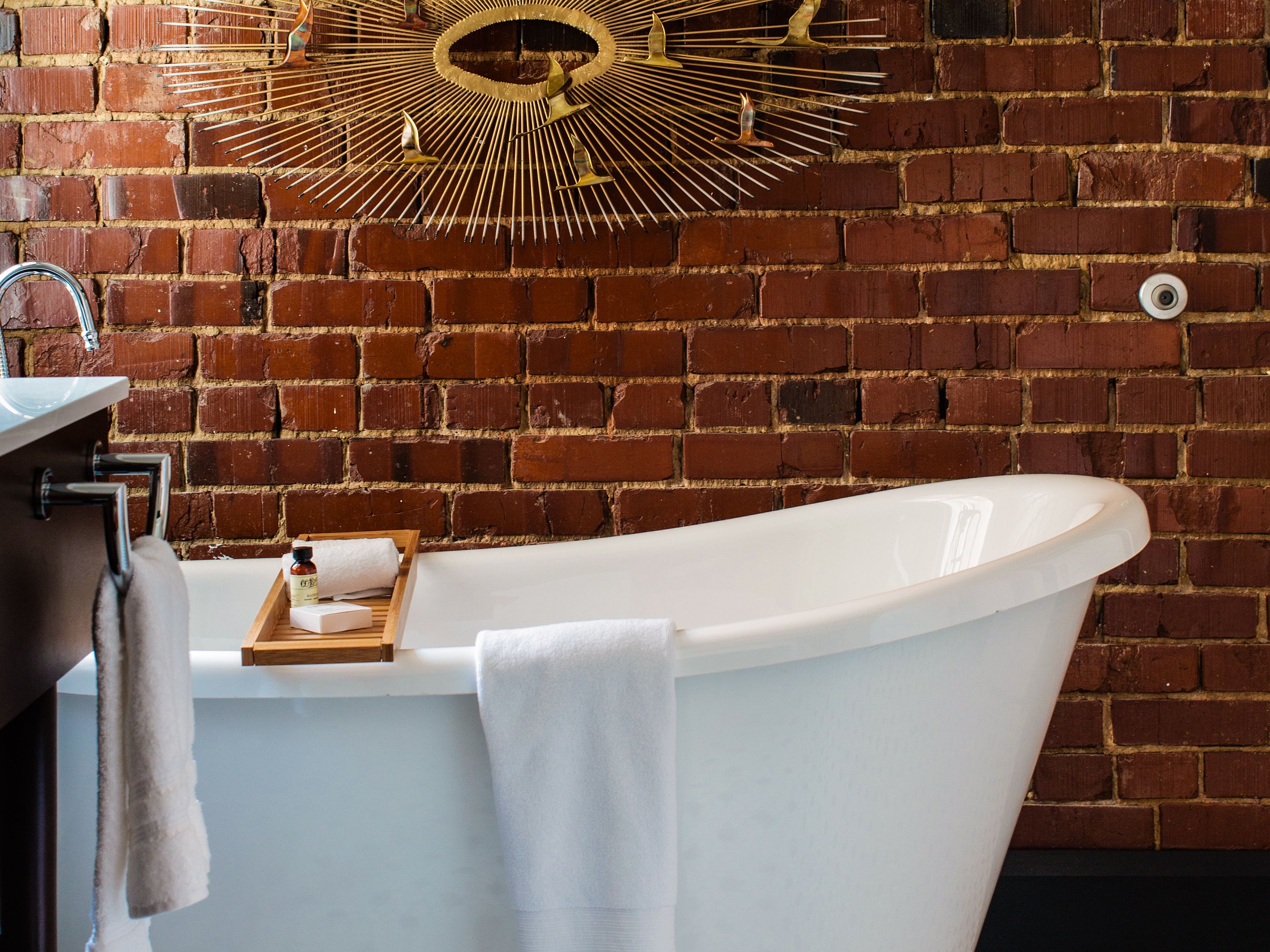 The Dwell Brick Walls in Chattanooga