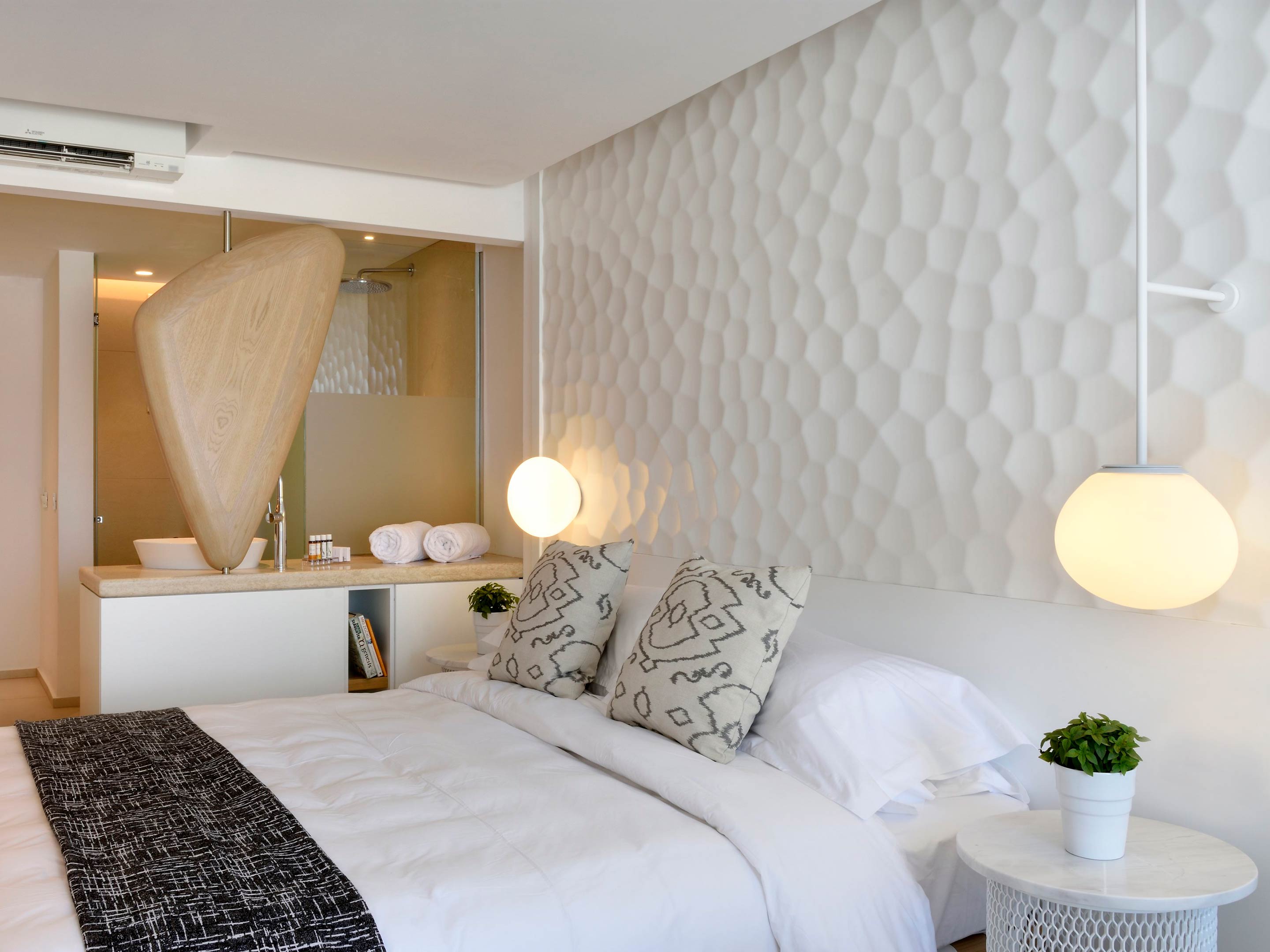 Myconian Kyma Lamps in Mykonos