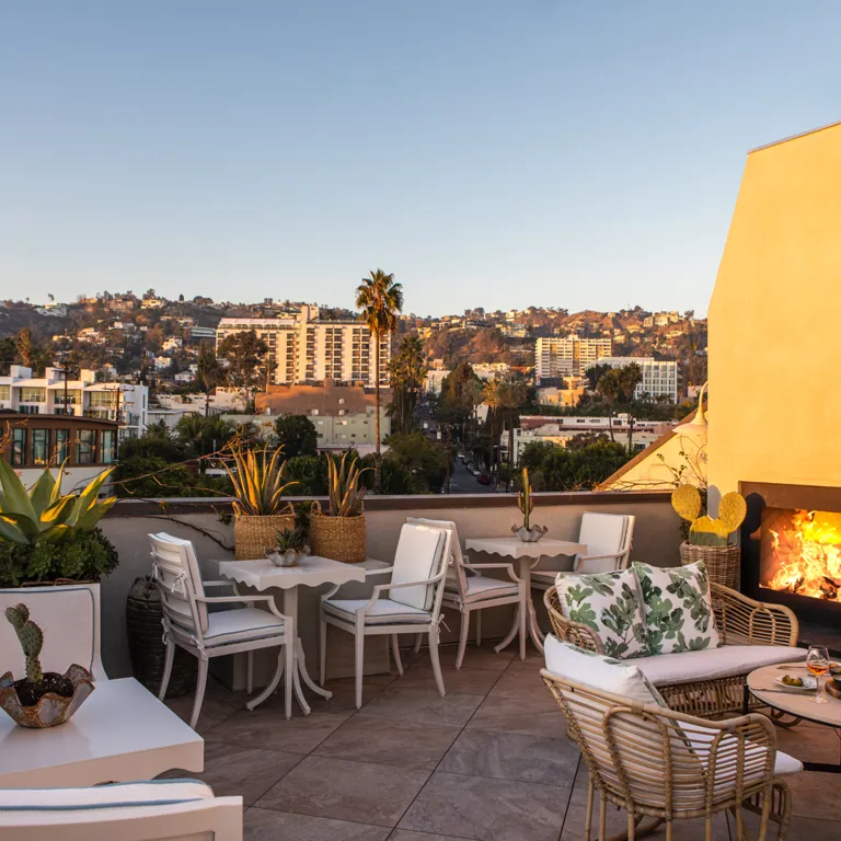 Hotel 850 SVB Los Angeles Usa Interior Design Roofdeck