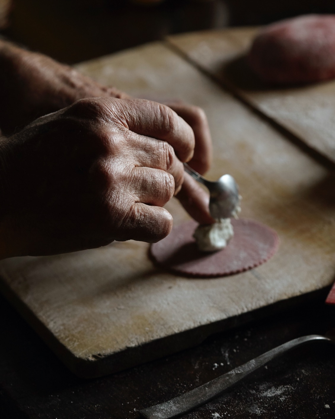 BP Eremito Cookbook 10 Red Ravioli Preparation