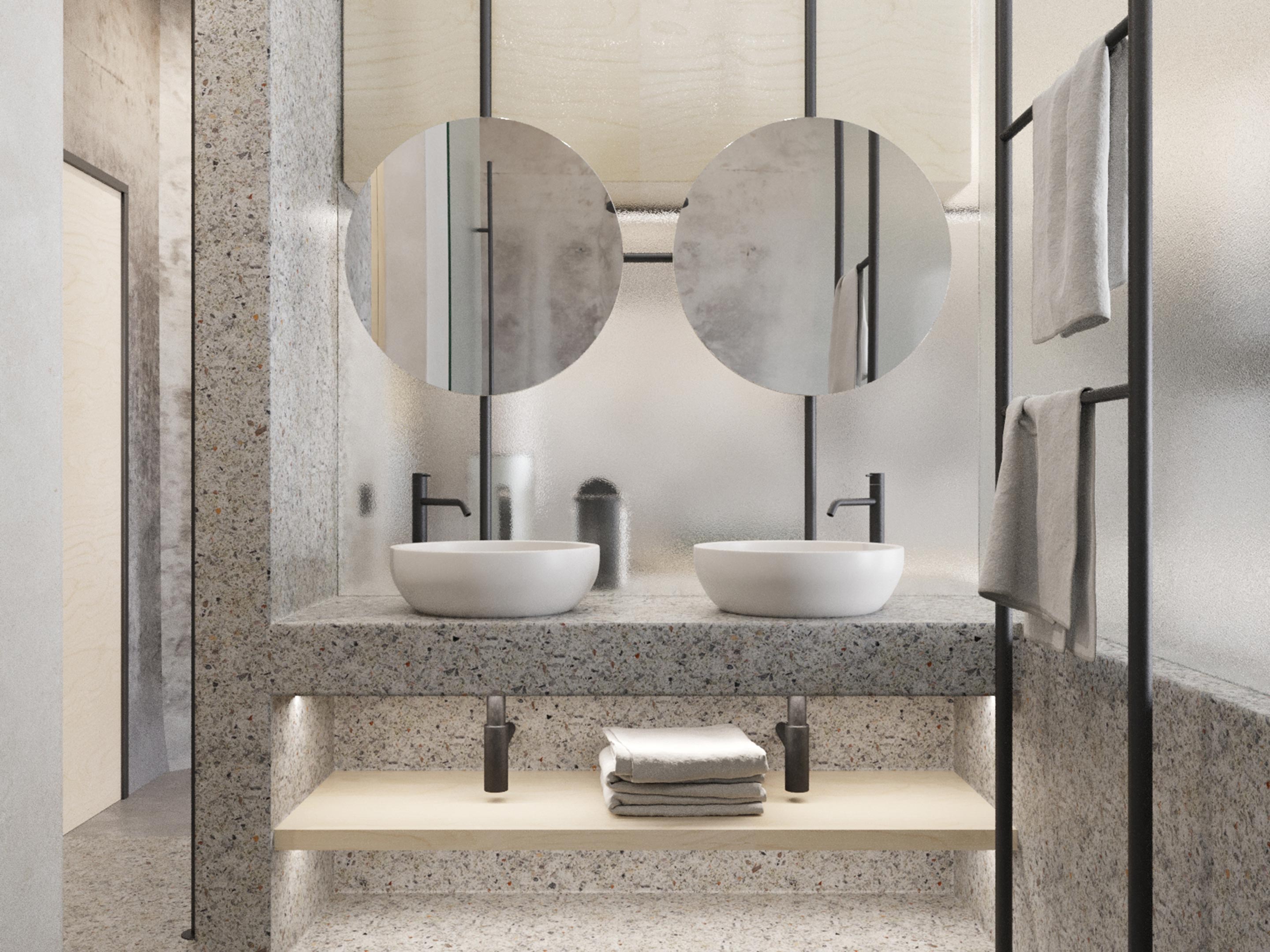 Dexamenes seaside hotel placeholder suite interior design in Kourouta