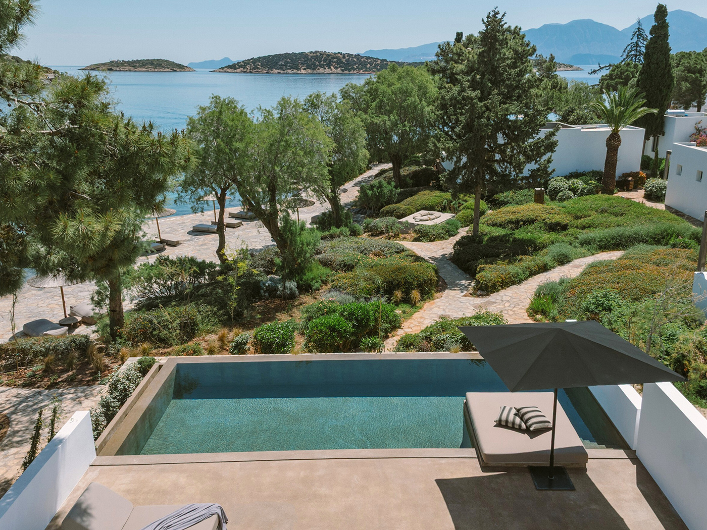 Minos Beach One Bedroom Seafront Villa Private Pool R 08