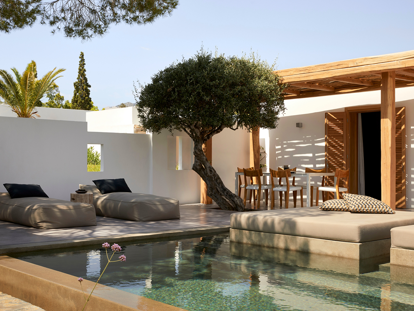 Minos Beach Two Bedroom Seafront Villa Private Pool V3 R 03