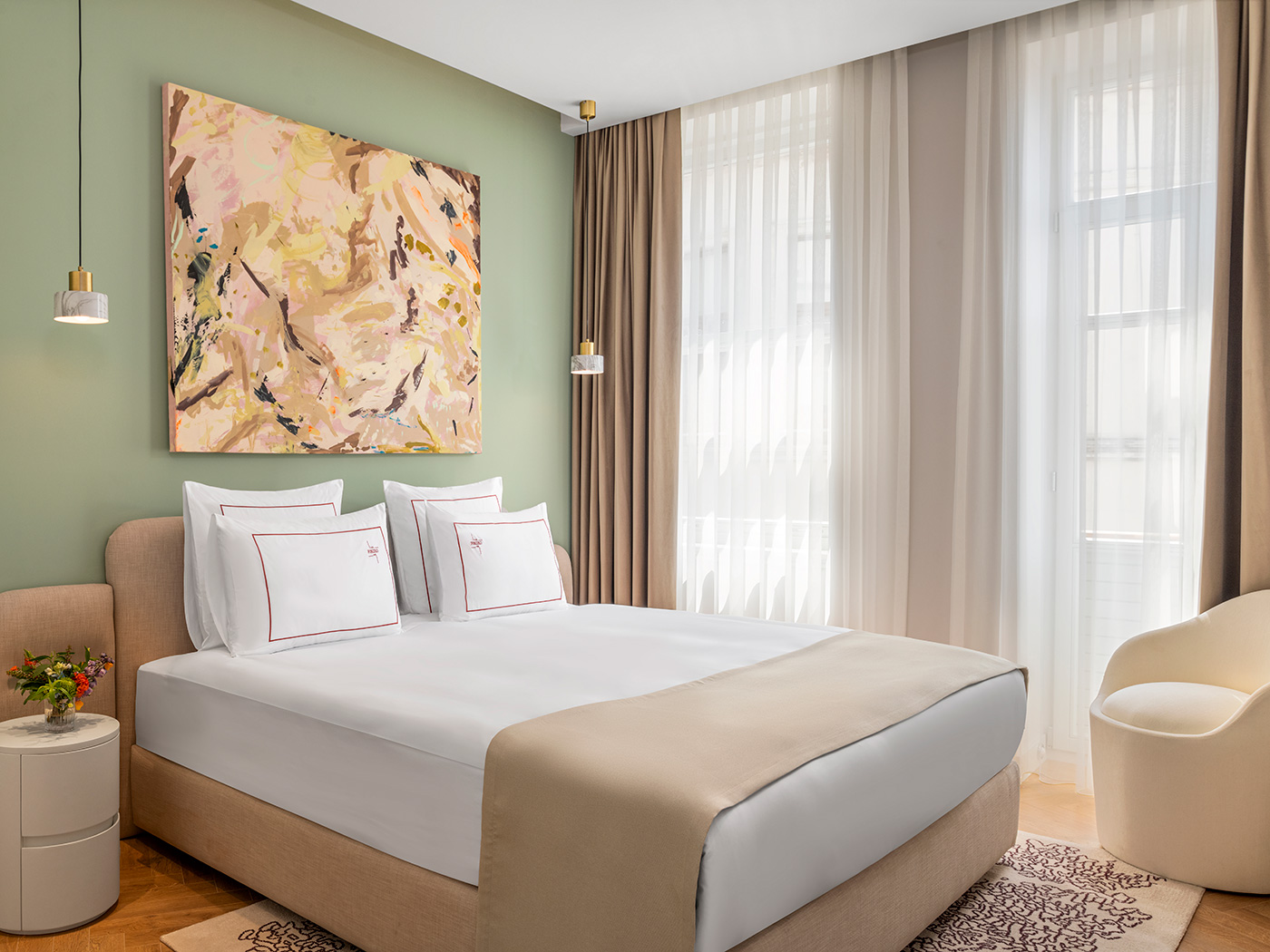 Casa Foscolo Two Bedroom Suite French Balcony R 03