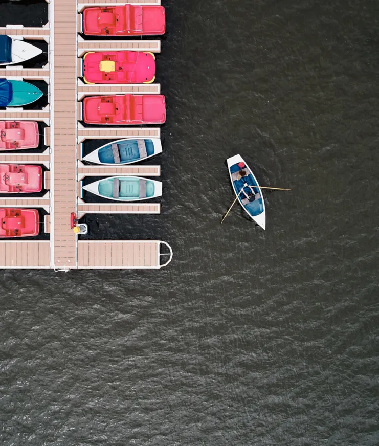 006 Seezeitlodge Bird View Bostalsee Boats