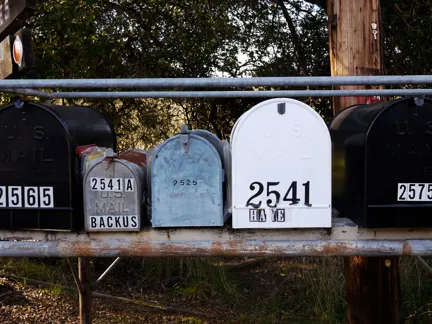 002 Harmon Guesthouse Mailboxes