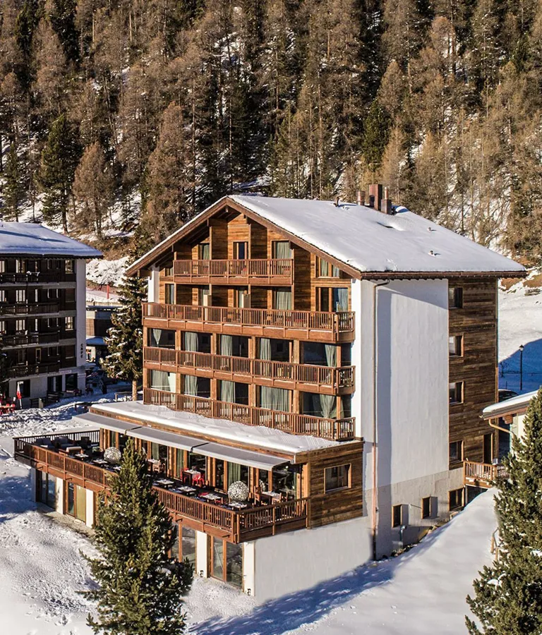 Chandolin Boutique Hotel Building in Chandolin