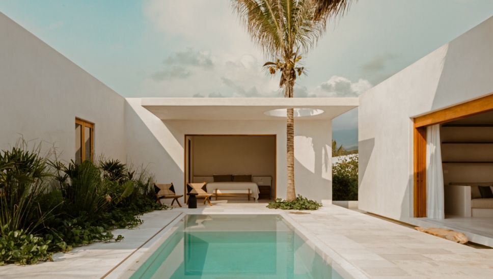 05 Top Tropical Modernist Hotels Hotelito At MUSA Villa Architecture Pool