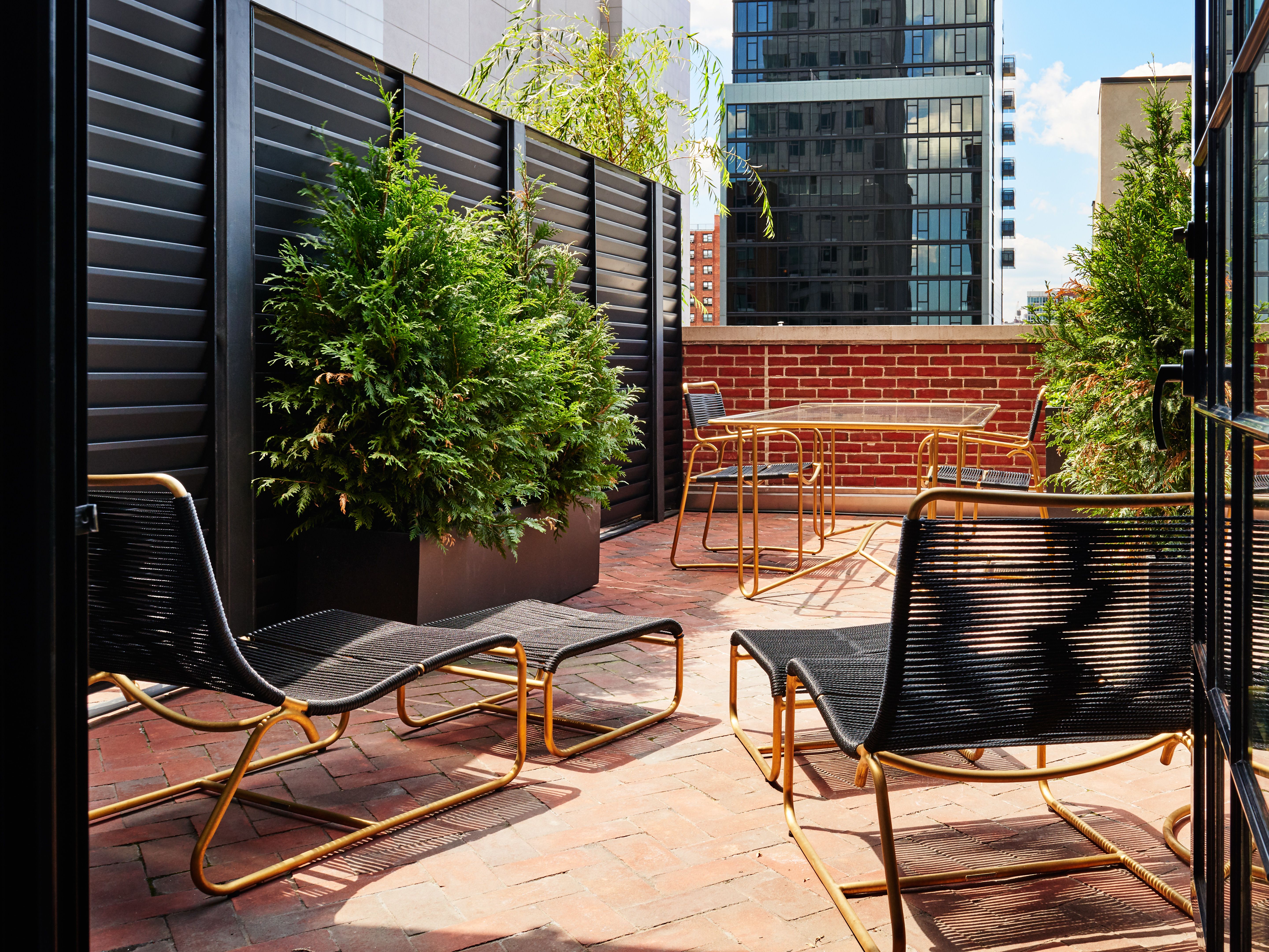 Studio Queen with Terrace, The Ludlow Hotel