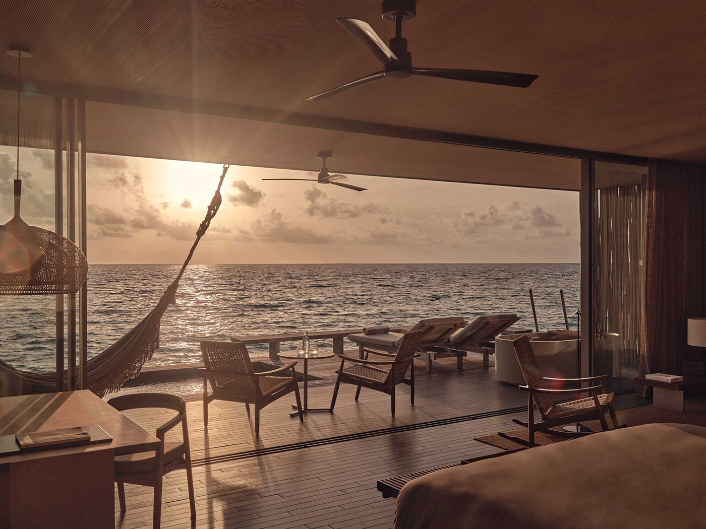 Patina Maldives One Bedroom Sunset Water Pool Villa Twin R 06