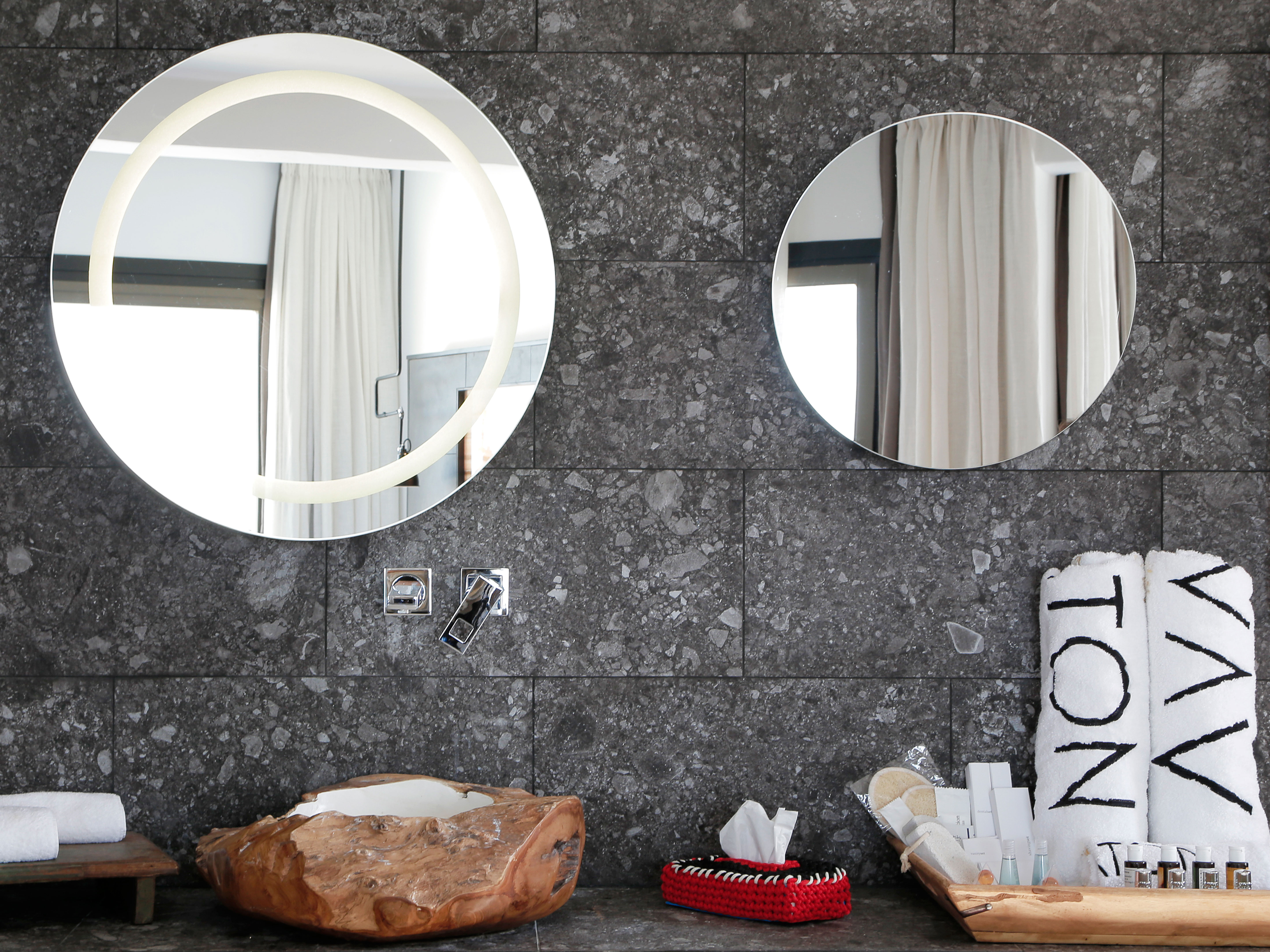 Myconian Avaton Bathroom in Mykonos