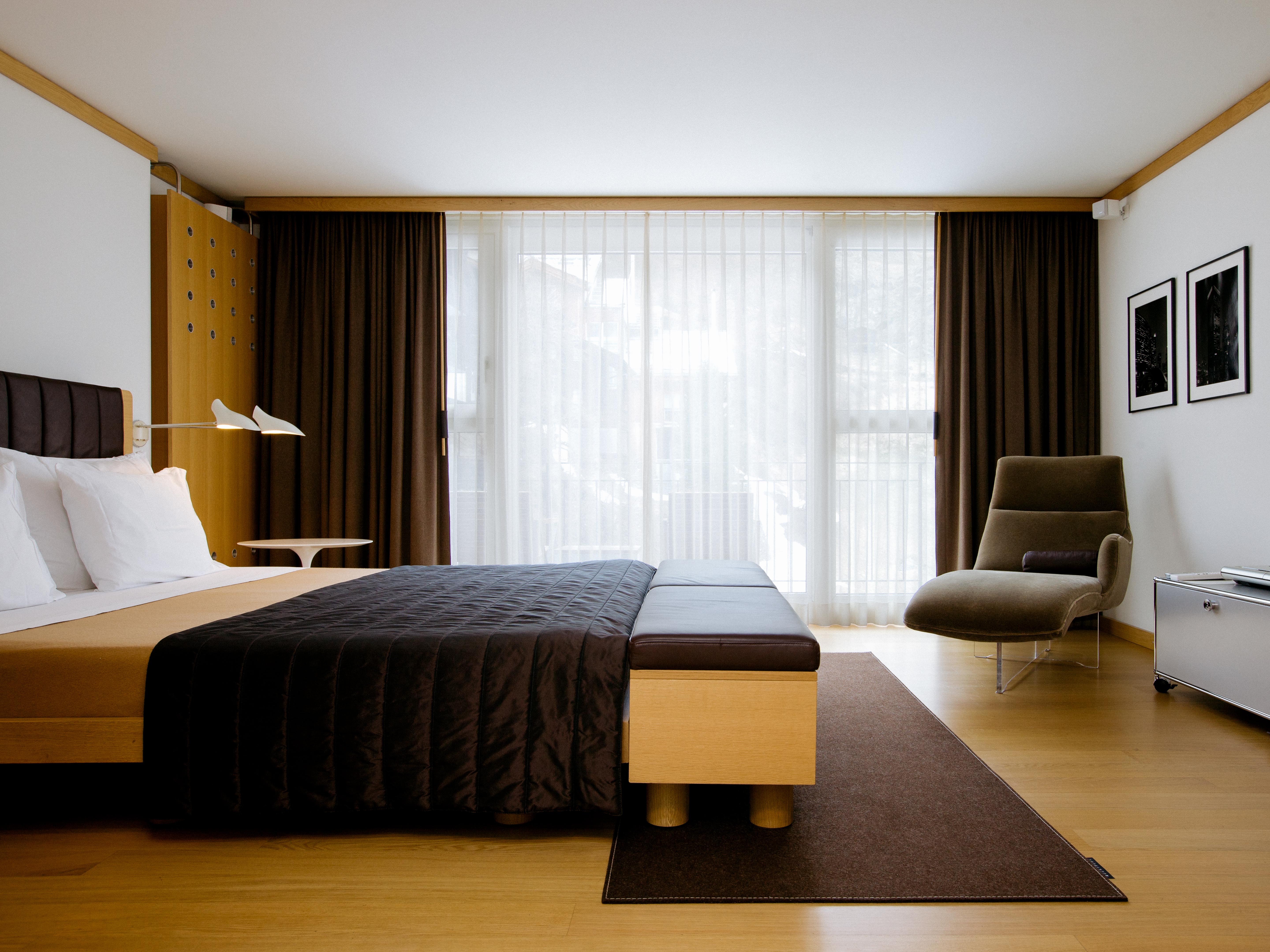 The Omnia Bedroom in Zermatt