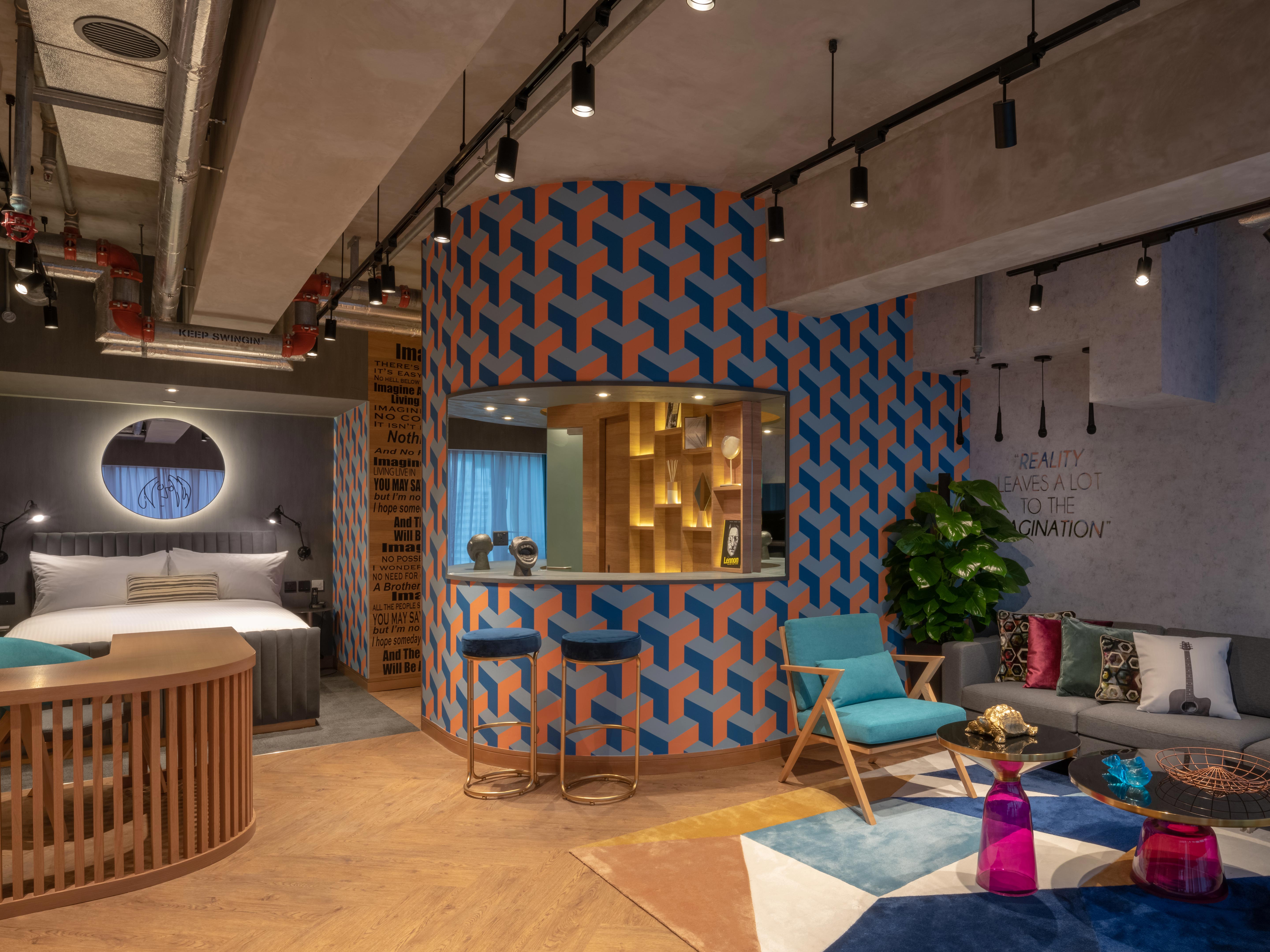 Ovolo Southside Room Interior Design in Hong Kong