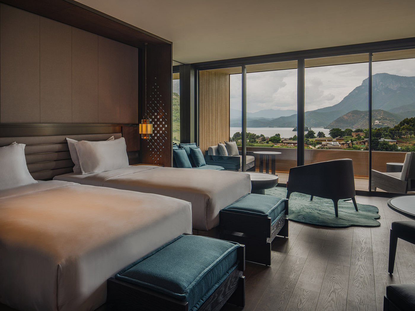 Arcadia Place Lugu Lake Lake View Twin Room R 01