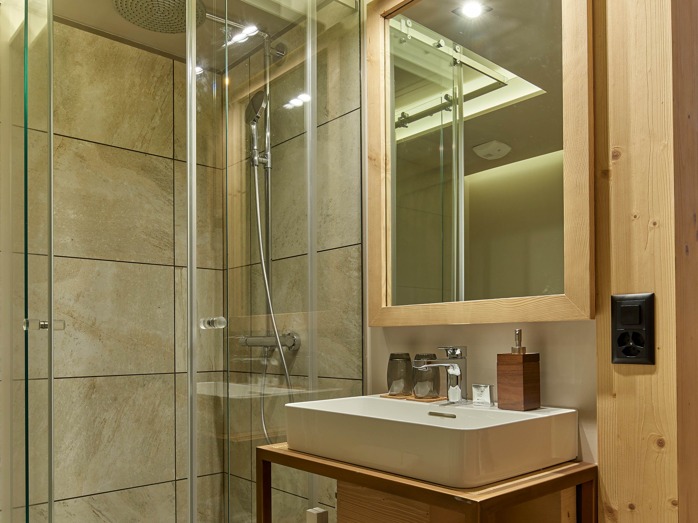 Chandolin Boutique Hotel Washroom Design in Chandolin