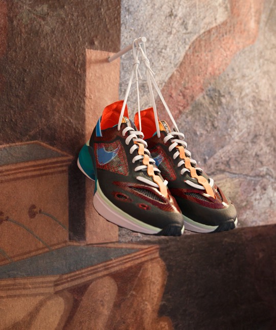 07 Deste Hydra Art Foundation Dangling Pair Nike Sneakers